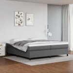 Maisonchic - sommier  lattes de lit, 200x200 cm, sommier pour lit adulte gris similicuir uop35120 design ...