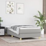Maisonchic - sommier à lattes de lit, 90x200 cm, sommier pour lit adulte gris clair tissu uop87098 design ... Maisonchic - sommier à lattes de lit, 90x200 cm, sommier pour lit adulte gris clair tissu uop87098 design ...