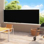Maisonchic - store banne, auvent latéral rétractable de patio, paravent extérieur 180x500 cm noir owv30483 ... Maisonchic - store banne, auvent latéral rétractable de patio, paravent extérieur 180x500 cm noir owv30483 ...