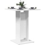 Maisonchic - table de bar, table bistro, table de cuisine blanc 60x60x75 cm agglom�r� togp42369 design ...