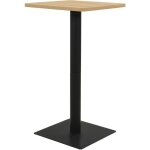 Maisonchic - table de bistro, table  dner, table pour cuisine couleur chne 50x50x107 cm con747252 ...