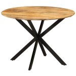 Maisonchic - table de salle � manger, table � d�ner, table pour cuisine �110x78 cm bois de manguier massif ...