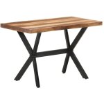 Maisonchic - table de salle � manger, table � d�ner, table pour cuisine 120x60x75 cm bois avec finition ...