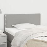 Maisonchic - t�te de lit, armoire de t�te de lit gris clair 90x5x78, 88 cm tissu lwe45628 design in