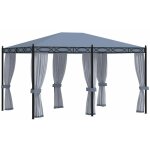 Maison chic - inlife tonnelle avec moustiquaire 3x4 m anthracite acier