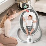Maisonchic - transat bébé Électrique 5 amplitudes de balançoire balancelle pour bébé 0 - 6 mois avec ... Maisonchic - transat bébé Électrique 5 amplitudes de balançoire balancelle pour bébé 0 - 6 mois avec ...