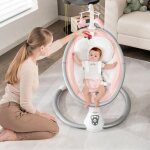 Maisonchic - transat bb lectrique 5 amplitudes de balanoire balancelle pour bb 0 - 6 mois avec ...