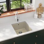 Maisonchic - vier de cuisine, lavabo, vasque granit seul lavabo beige fr674543 design in