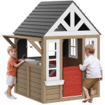 Maisonnette de jeu deexterieur en bois maisonnette de jeu moderne en cedre pour enfants de 2 a 10 ans, ...