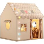 Maisonnette de jeu d'int�rieur pour enfant, tente de jeu, tente de princesse avec fen�tres, espace douillet, ...