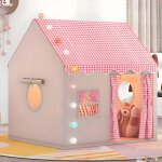 Maisonnette de jeu d'int�rieur pour enfant, tente de jeu, tente de princesse avec fen�tres, espace douillet, ...