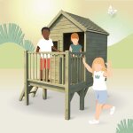 Soulet - maisonnette sur pilotis en bois traité pour enfants - winny Soulet - maisonnette sur pilotis en bois traité pour enfants - winny
