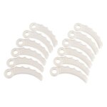 Lot de 12 lames de d�broussailleuse en plastique 255mm ? compatibles avec makita 198383 - 1 ? pour d�broussail ...