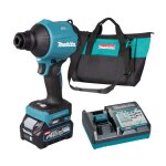 Souffleur � poussi�re 40vmax li - ion xgt makita as001ga101 1x2, 0ah + chargeur avec sac � outil