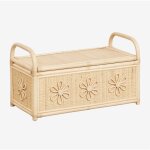 Malle en rotin dahlia kids sklum naturel