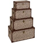 Atmosphera - malles telna marron 56x29cm cr�ateur d'int�rieur