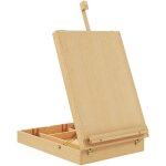 Mallette chevalet professionnel de table inclinaison rglable 5 compartiments de rangement bois de htre ...