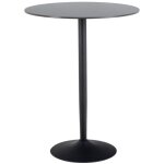 Hellin - table de bar ronde en cramique et pied tulipe en mtal l80 - marsa