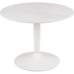 Hellin - table basse ronde 60x60x45 cm en céramique blanche - mirra Hellin - table basse ronde 60x60x45 cm en céramique blanche - mirra