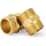 Mamelon laiton double m�le 3 / 4, double mamelon hexagonal 2 pi�ces, filetage ext�rieur en laiton mamelon, ...