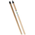 Manche a balais en bois brut 130 cm manche renforc�