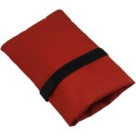 Un manchon antigel rouge de 14 x 20 cm pour robinet, destin� � prot�ger les tuyaux d'eau du gel et de ...