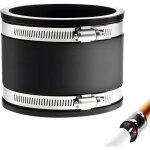 Manchon caoutchouc tuyau, manchon flexible 100 mm en caoutchouc, manchon r�ducteur de bruit inodore pour ...