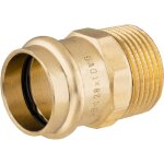 Noyon&thiebault - manchon filet mle  sertir pour tube cuivre 28 - mle 26x34 (1')