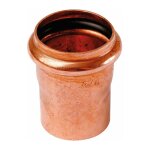 Manchon droit � joint torique - diam�tre 32 mm - cuivre - m�le / femelle