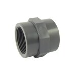 Manchon femelle / femelle  visser en pvc 3 / 8''