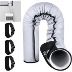 Manchon d'isolation portable pour tuyau de climatisation pais pour tuyaux d'chappement de 12, 7 cm ...