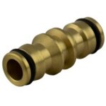 Manchon en laiton � 2 tuyaux, genil