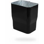 Manchon de raccordement pour descente rectangulaire 60x80 mm en aluminium noir fonc� - aluhome