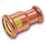 Manchon rduit en cuivre  sertir f / f - sanha - press gas srie 10240 - f 22x16