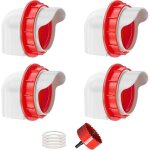 Mangeoire  4 ouvertures pour poulets, mangeoire automatique pour poulets, kit de mangeoire  gravit ...