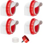 Mangeoire � 4 ouvertures pour poulets, mangeoire automatique pour poulets, kit de mangeoire � gravit� ...