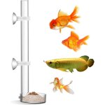 Mangeoire en acrylique transparent et durable pour crevettes d'aquarium - tube d'alimentation assembl� ...