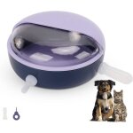 Mangeoire allaitement chiot chatons lapins 5 t�tines silicone violet bol lait
