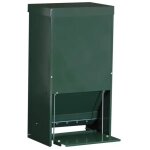 Mangeoire anti - nuisible 12 kg thermolaqu�e vert