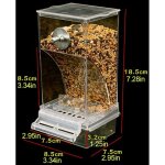 Mangeoire automatique pour oiseaux, accessoires de cage à oiseaux pour bain d'oiseau de cage de récipient ... Mangeoire automatique pour oiseaux, accessoires de cage à oiseaux pour bain d'oiseau de cage de récipient ...