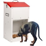 Mangeoire chien ext�rieur 11 kg, couvercle anti - rongeurs, pour grand chien