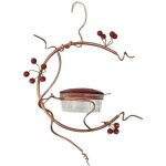 Mangeoire pour colibris aux baies rouges avec flamme coppervines mini - blossom dream house nichoir pour ...