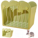 Mangeoire � foin lapin , suspendu ratelier foin lapin, sac distributeur de foin lapin nain, pour petits ...