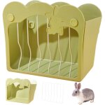 Mangeoire  foin lapin , suspendu ratelier foin lapin, sac distributeur de foin lapin nain, pour petits ...