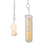 Mangeoire � oiseaux, lot de 2, mangeoire d'ext�rieur, acier inoxydable, mangeoire � graines, accessoire ...