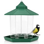 Mangeoire � oiseaux exterieur suspendue - mangeoire oiseaux hexagonale de grande capacit�, imperm�able ...