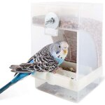 Mangeoire � oiseaux transparent station d'alimentation automatique pour oiseaux peut �tre suspendue 16 ...