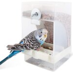 Mangeoire  oiseaux transparent station d'alimentation automatique pour oiseaux peut tre suspendue 16 ...