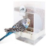 Mangeoire � oiseaux transparent station d'alimentation automatique pour oiseaux peut �tre suspendue 16 ...