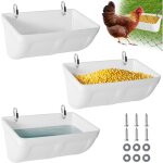 Mangeoire pour poulets abreuvoir suspendu pour clture de volaille sans gaspillage seau pour conteneur ...